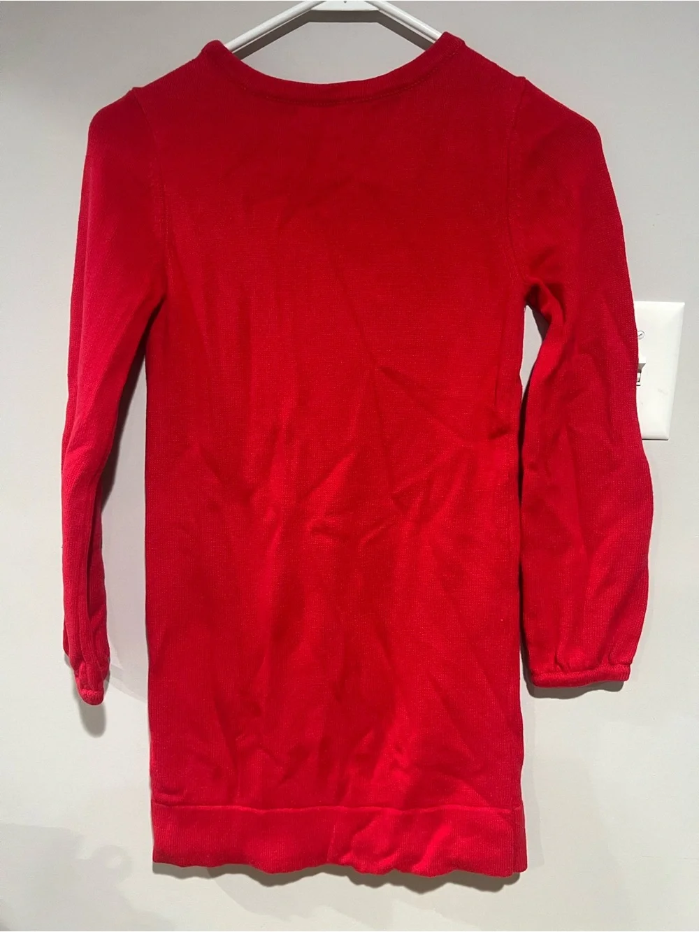 GapKids Red Sequin Heart Sweater Dress